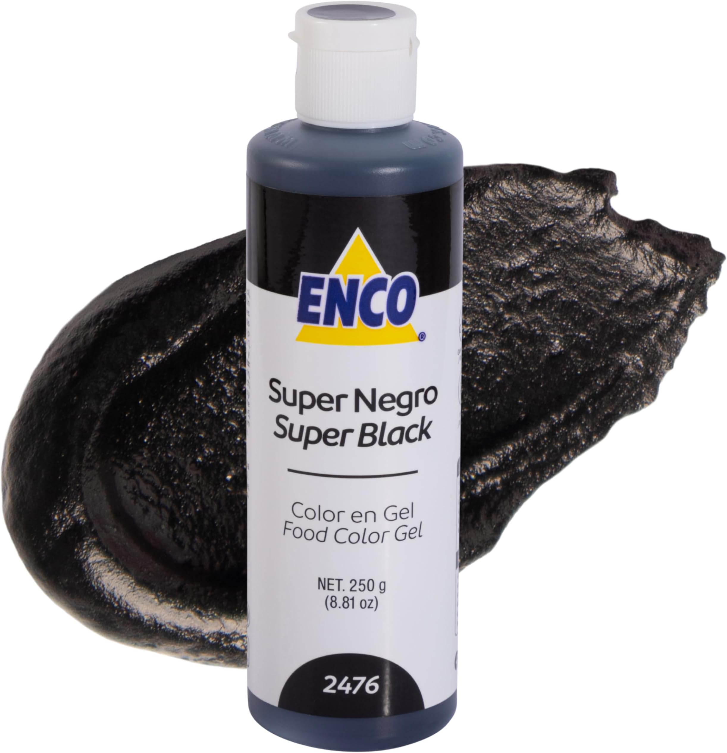 GEL FOOD COLOR 8.8 OZ (SUPER BLACK 2476)