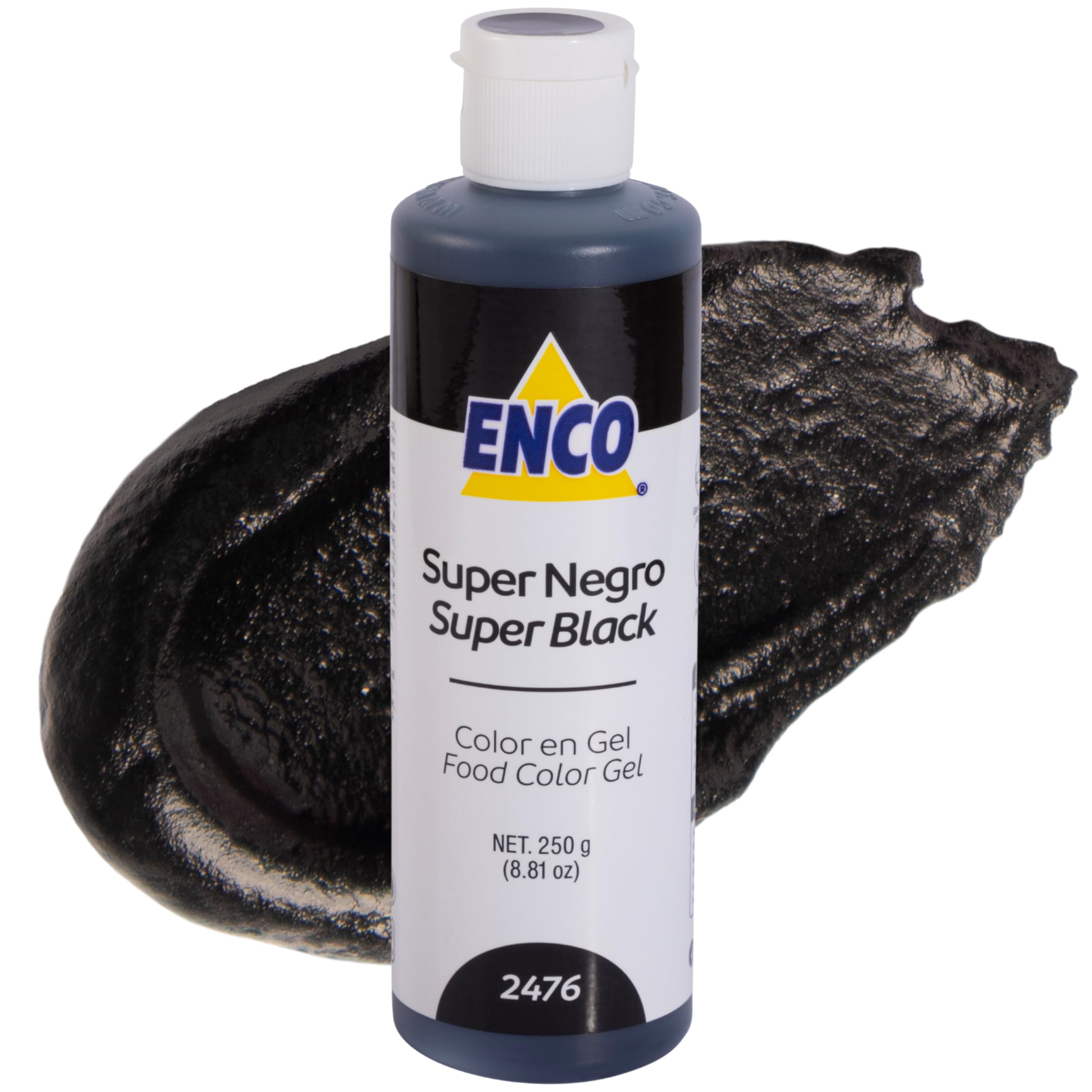 ENCO GEL FOOD COLOR 8.8 OZ (SUPER BLACK 2476)