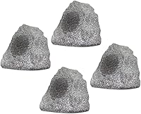 Vista 1 de (Juego de 4) nuevas bocinas de rock para patio o jardín impermeables color granito para exteriores