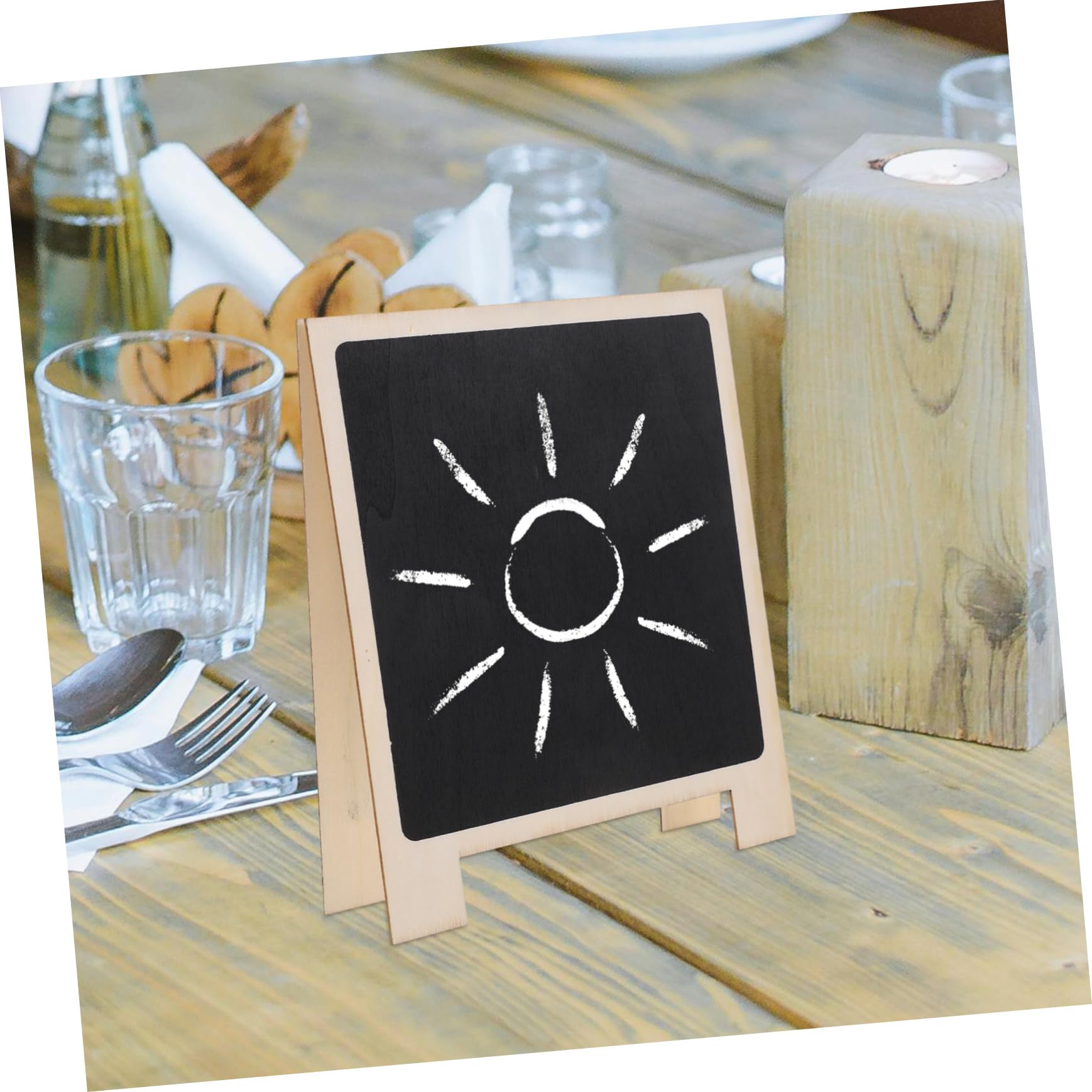 SHINEOFI 15stücke Teiliges Mini-kreidetafel Doppelseitige Kleine Tafeln Für Nachrichten Für Hochzeiten Restaurants Bastelprojekte Und Partys Leicht Und Tragbar