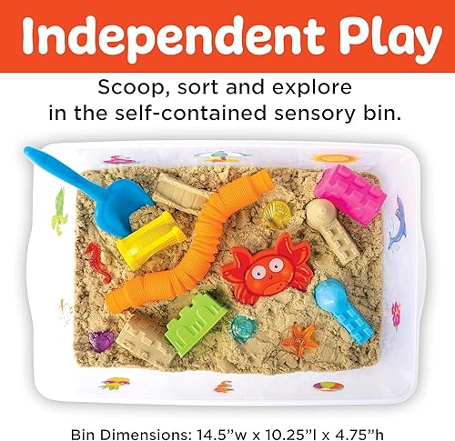 Miniatura 41 de Creativity for Kids Cubo sensorial: juego de zona de construcción - Actividades de aprendizaje preescolar, juguetes de excavadora para niños de 3 a