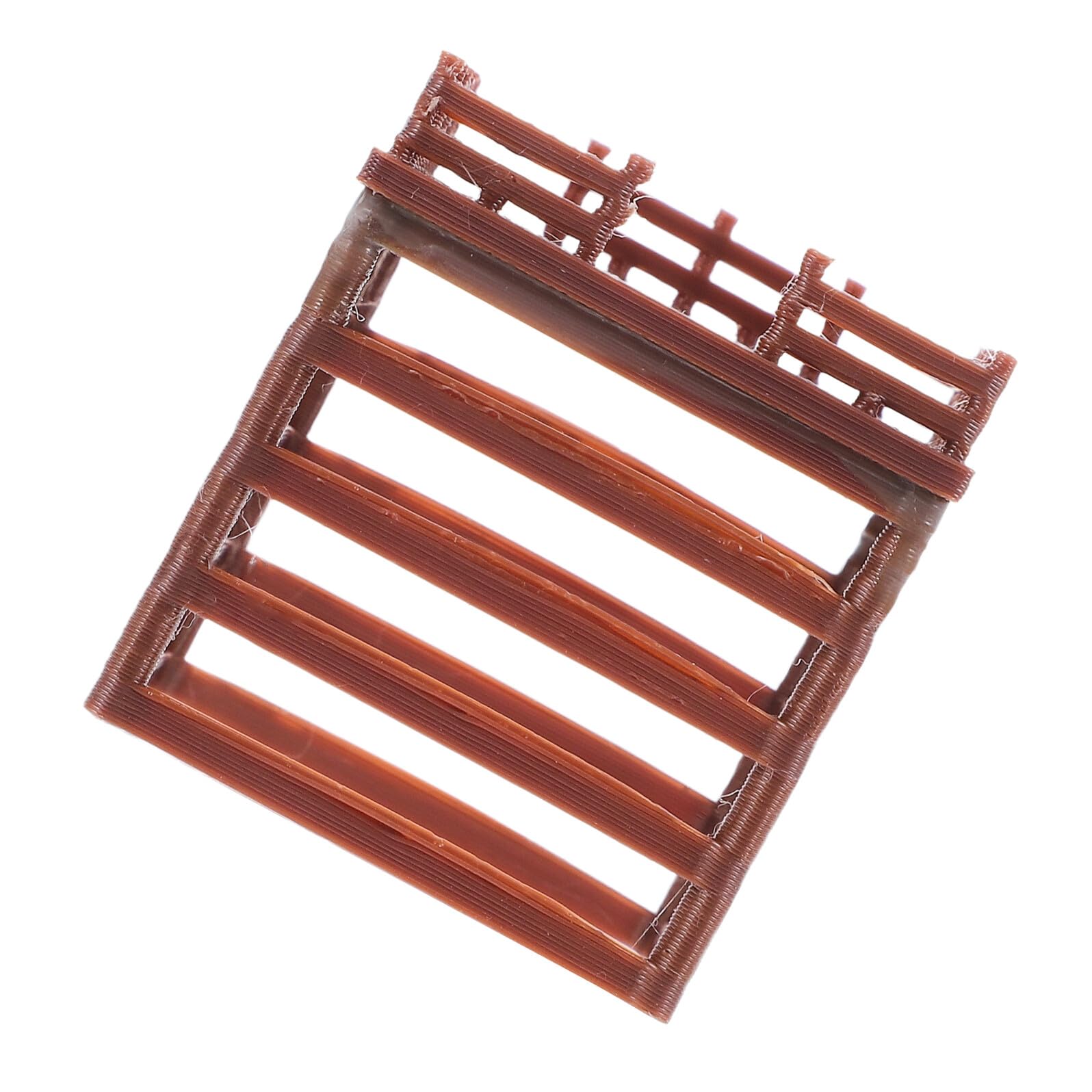 Aquarium Landscape Platform Model for Fish Tank Decor Miniature Asian Water Tank Ornament with Square Platform and Frame