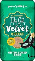 Vista 18 de Tiki Cat Velvet Mousse - Alimento húmedo sin granos con una textura suave para gatos adultos y gatitos