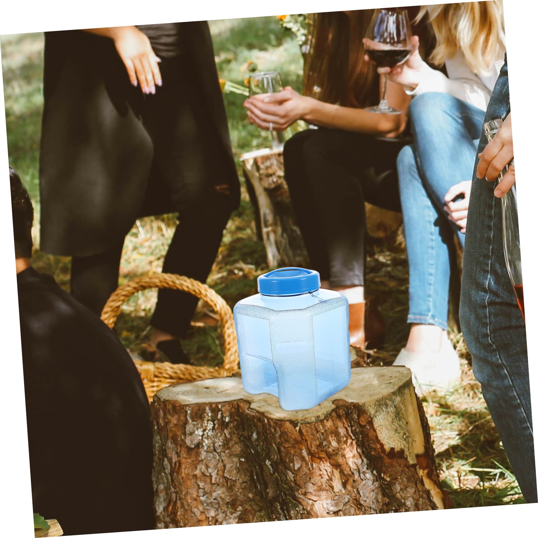 Wasservorratseimer Flüssigkeitsbehälter Für Camping Im Freien Tragbarer Wasserkrug Haushaltsbehälter 7,5 L Vorratsbehälter