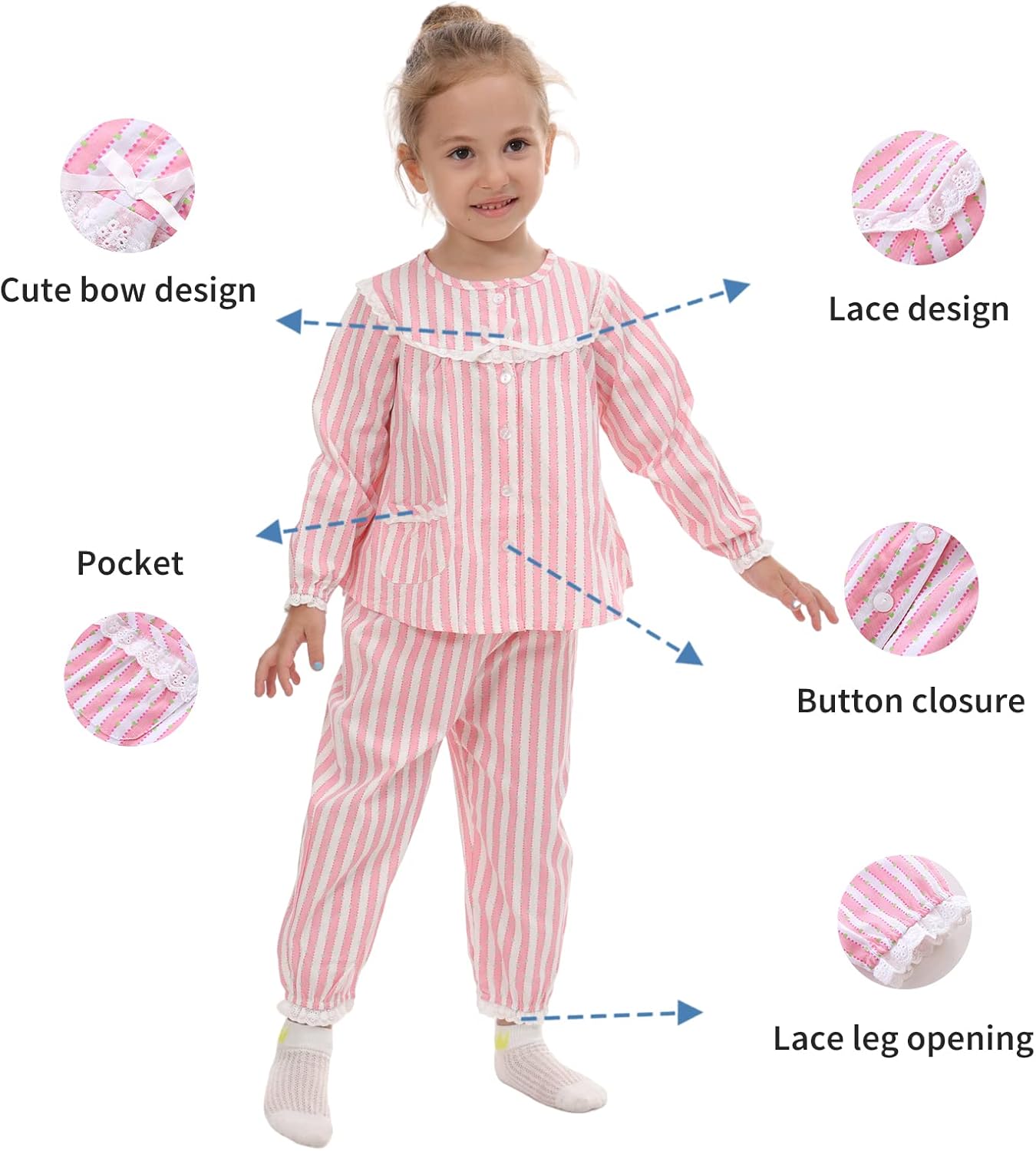 Mud Kingdom Boys Pajamas Set with Notch Collar Anchor Pattern Long Sleeve - Image 3