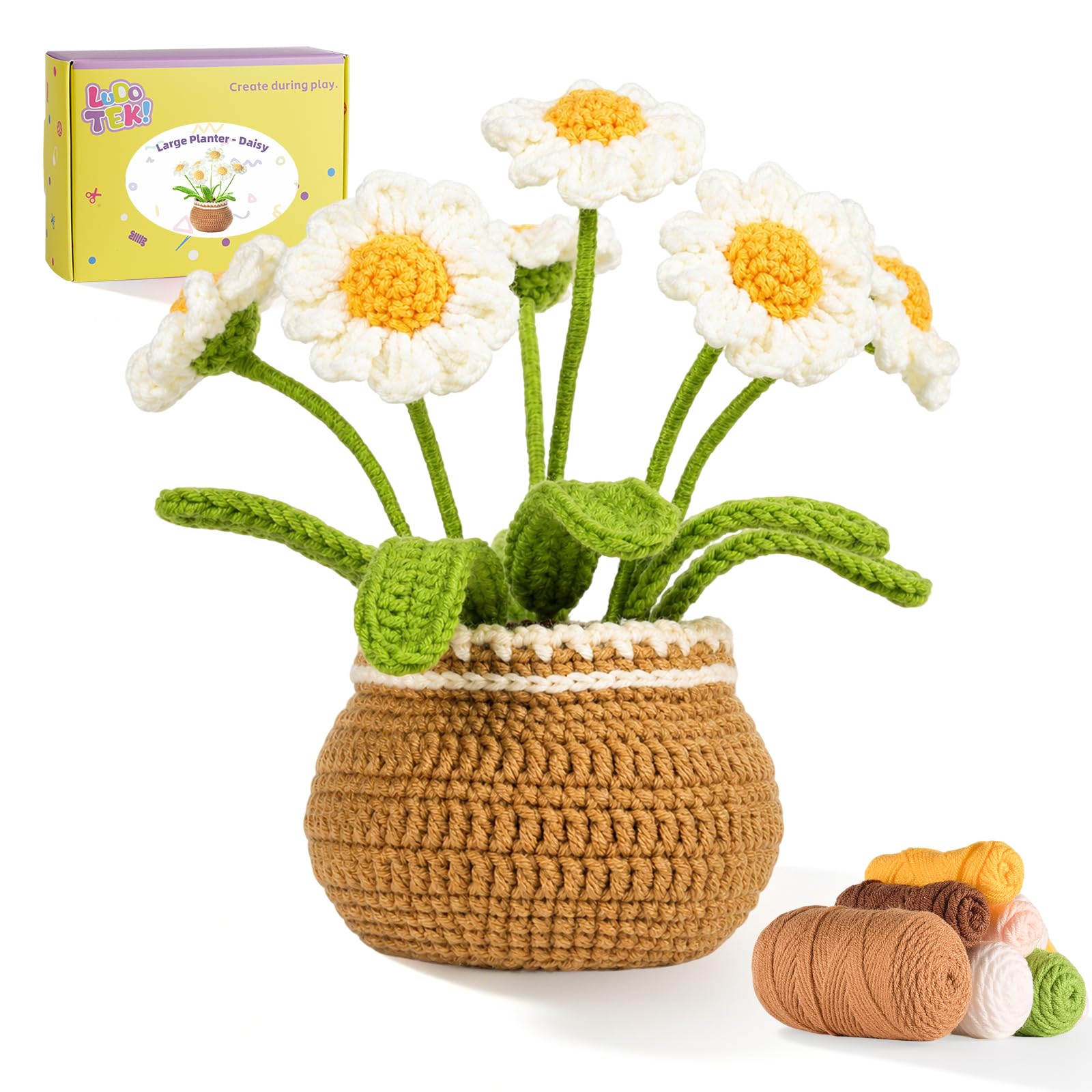 Beginner Crochet Tulip Kit - Learn to Crochet! -10