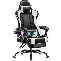 Homall Gaming Chair Video Game Chair with Footrest and Massage Lumbar Support Ergonomic Computer Chair Height Adjustable with