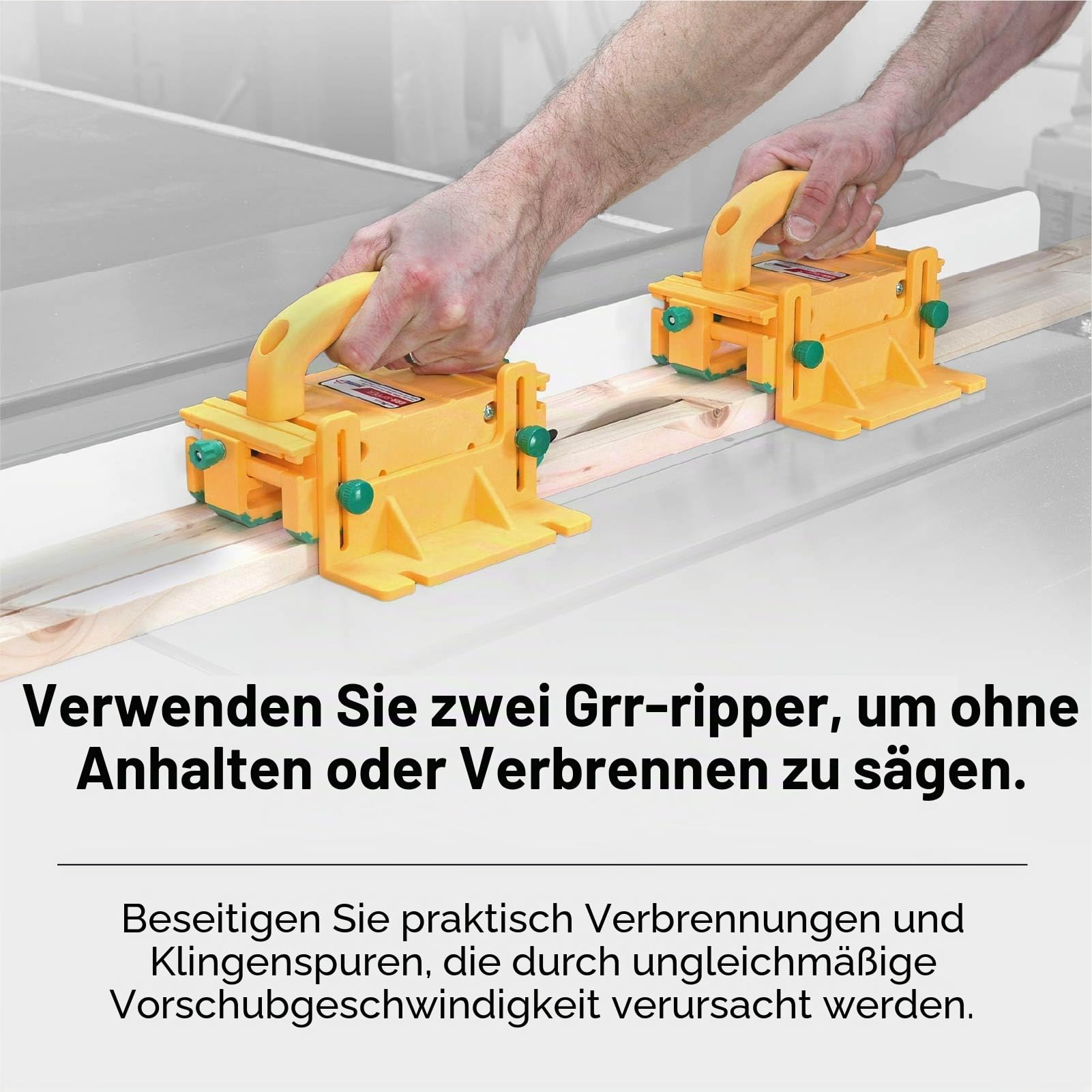 GRR-RIPPER 3D-Schieber für Tischkreissägen, Frästische, Bandsägen und Abrichthobel von MicroJig
