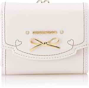 【新品未使用】 現行品 サマンサベガ がま口 フリルリボン折財布 大人気 現行品 サマンサベガ がま口 フリルリボン折財布 大人気