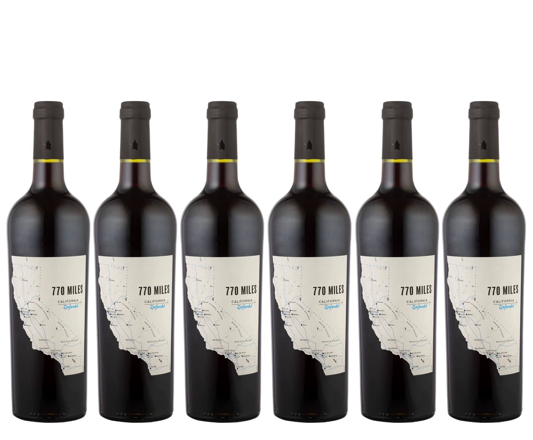 770 Miles - Rotwein aus Kalifornien, Zinfandel Rot (6 x 0.75 l)
