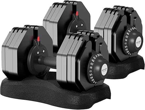 Adjustable Dumbbell Set Free Weights Dumbbell Multiweight Options 88110132 Lbs Dumbbell Pair for Men Women Full Body Workout Fitness Home Gym