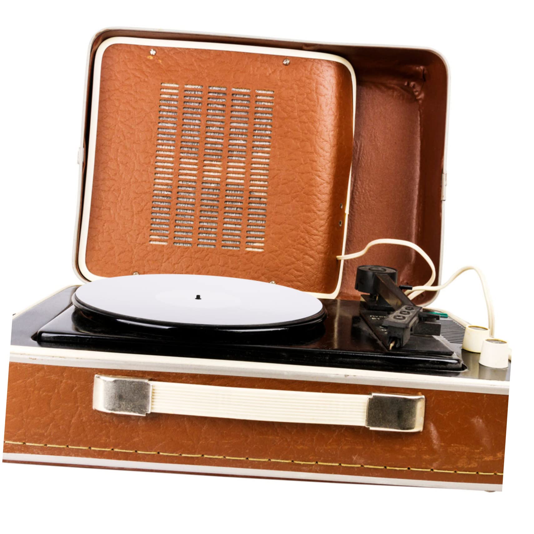 Tappetino in Acrilico per Dischi in Vinile, Antistatico e Protettivo, per Giradischi e Piatto, Bianco, 12 Pollici | Antistatico, per Vinile e Lettore, Accessorio Singolo, Formato Standard, Finitura Bianca