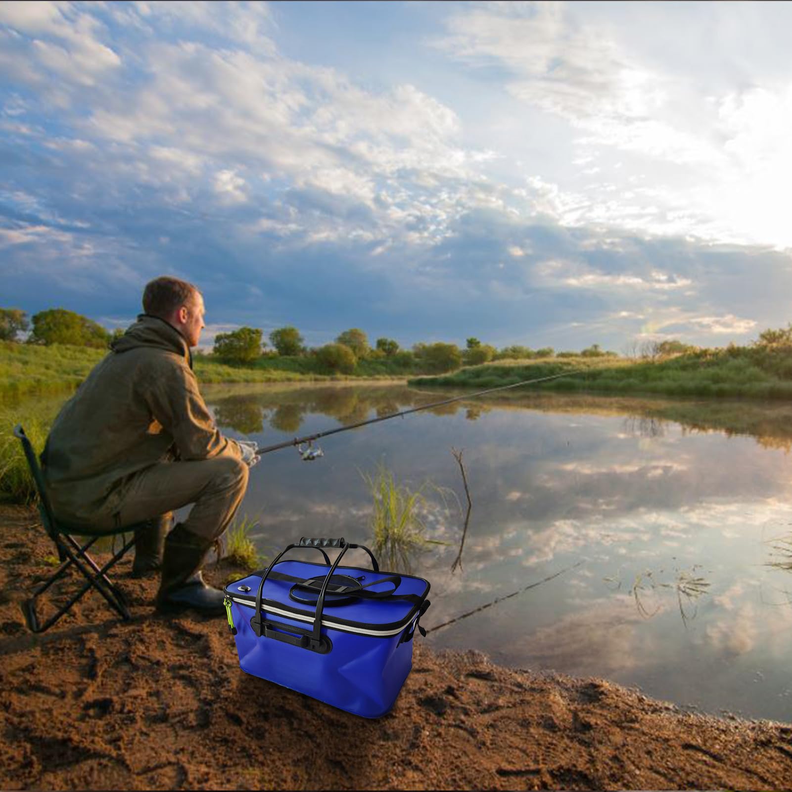 Łyżka wędkarska,Fishing Lure Organizer Taca - Mały organizator wiadra na | sprzęt do wędkowania, biwakowania na zewnątrz, podróżowania, akcesoriów do wędkarstwa karpiowego [ ]