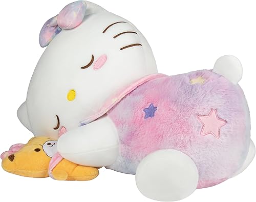 Miniatura 9 de Hello Kitty Kuromi - Peluche para dormir de 18 pulgadas, producto oficial de Sanrio de Jazwares