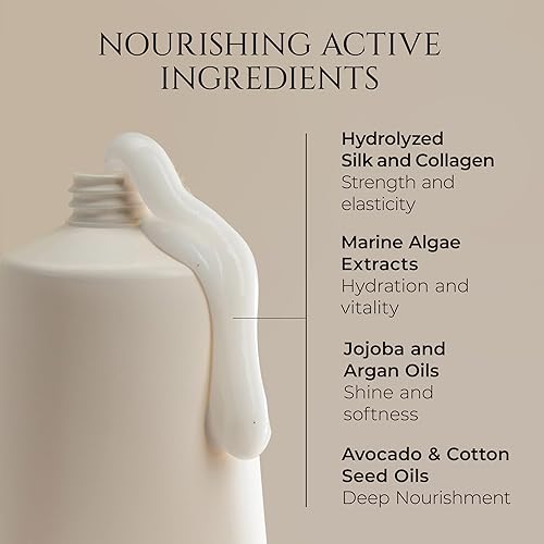 Miniatura 4 de Tratamiento de reparación profunda para el cabello  Mascarilla intensiva para cabello dañado  Máscara de protección de color con proteína de seda