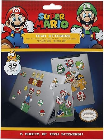 Amazon Co Jp Super Mario Tech Stickers スーパーマリオテックステッカー おもちゃ