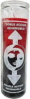 Indio 7 Day Candle 2 Color Reversible- Red/Black