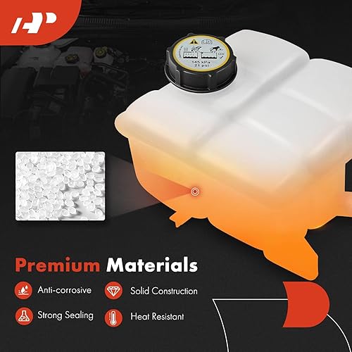 Vista 5 de A-Premium Tanque de depósito de recuperación de refrigerante del motor delantero [con tapa] compatible con vehículos Ford - C-Max 2013-2018, Escape