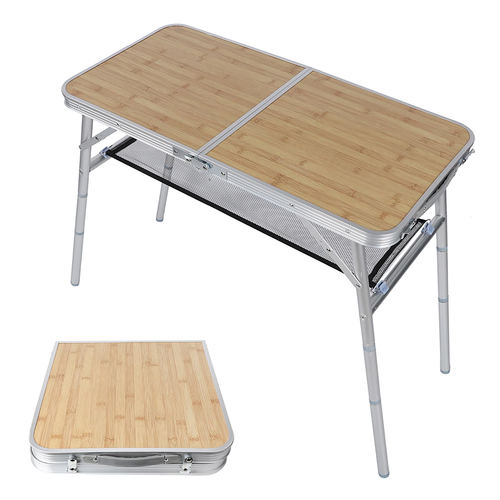 Table de camping pliante robuste à grande capacité de charge