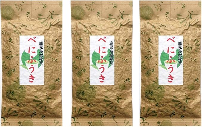 Amazon お茶の山麓園 べにふうき茶 鹿児島産 茶葉 メチル化カテキン含有 300g 3個 お茶の山麓園 日本茶 通販