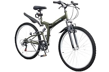 Amazon | AIJYU CYCLE 折りたたみ自転車 26インチ AJ-02 前後