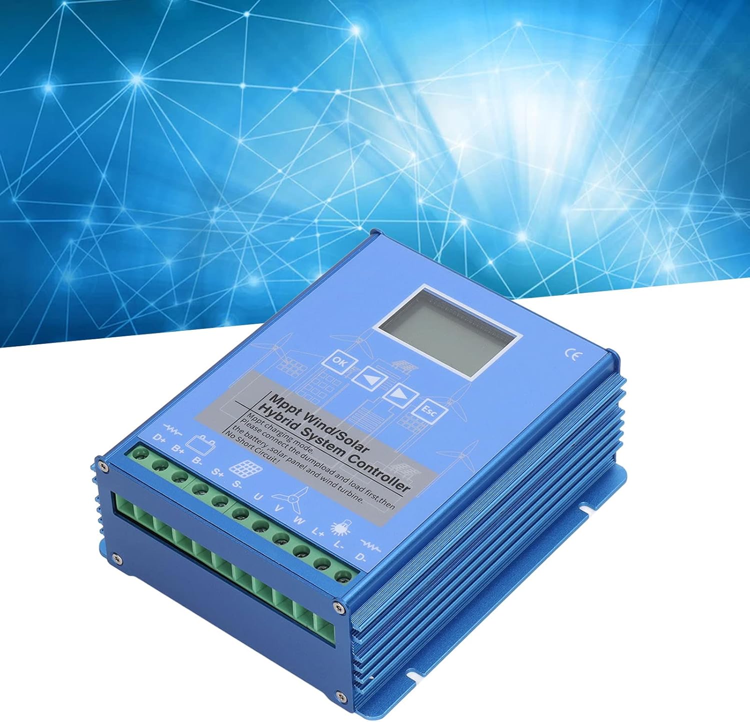 Renewable Energy Inverter Wind Solar Controller , Wind Solar Regulator Laderegler, Controller Digital Smart Regulator for System