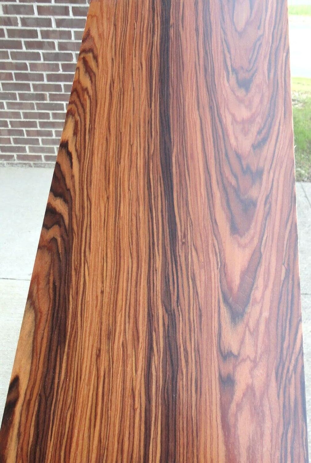 Rosewood prefinished Composite 10" x 23" x 3/4" on Veneer Plywood Okuome Back
