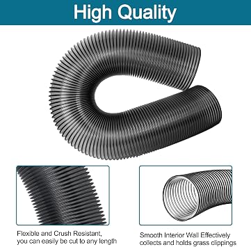 8 Leaf Vacuum Hose, 8 Foot of 8 Inch Leaf Vac Hose for DR Leaf Vacuum Hose