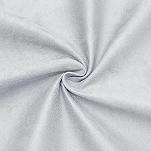DESHOME Havana Fabric by the Metre Suede Effect Microfibre Water Repellent Fabric for Upholstery Sofas Cushions Furniture 1 m Ice