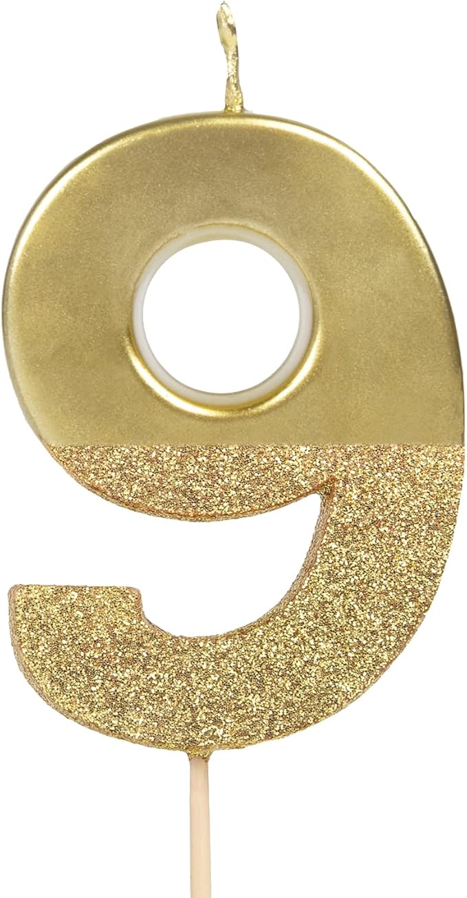 Acheter Feelairy 10 Pcs Bougies D’Anniversaire De Nombre En Chiffres 0 9, Beau Numéro Briller Bougies, Topper Gâteau Décoration Pour Faveur Fête (Argent) ? Comparer Chez