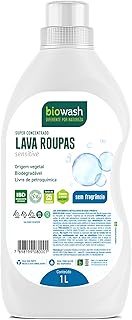 Biowash Bw Lava Roupas Liquido Sensitive 1L Multicor Tamanho Único