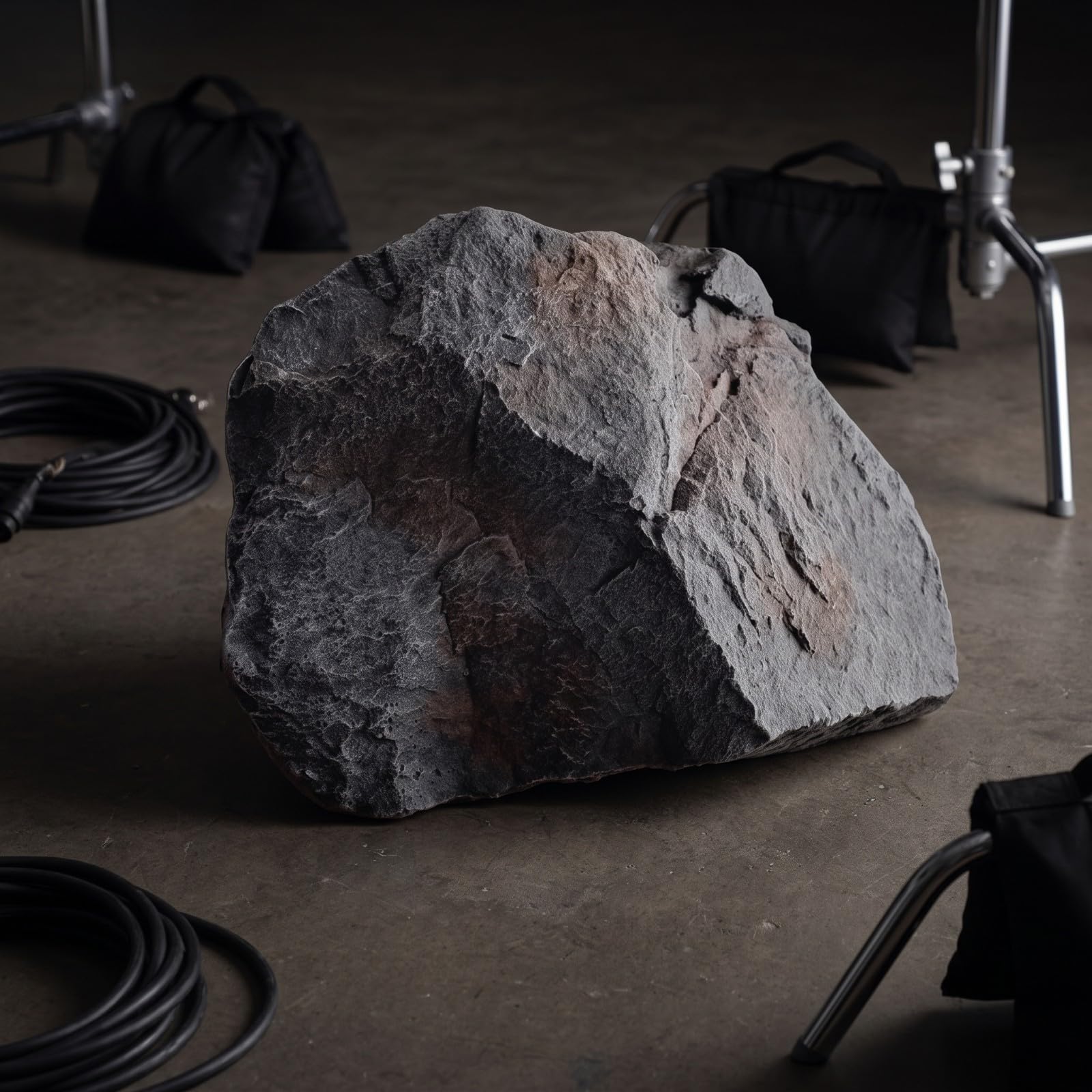 MagiDeal Imitación para Jardín Multiusos Ligera, Piedra corativa Fibra Vidrio, Piedras vegetación simulada Simuladas, para Patio, Fotógrafos, Estilo 1