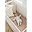 Konssy Muslin Crib Sheets for Girl Boy, 2 PCS Soft and Breathable Cotton Baby Sheets for Standard Crib Mattress, 52x 28 (Moon,Camel)