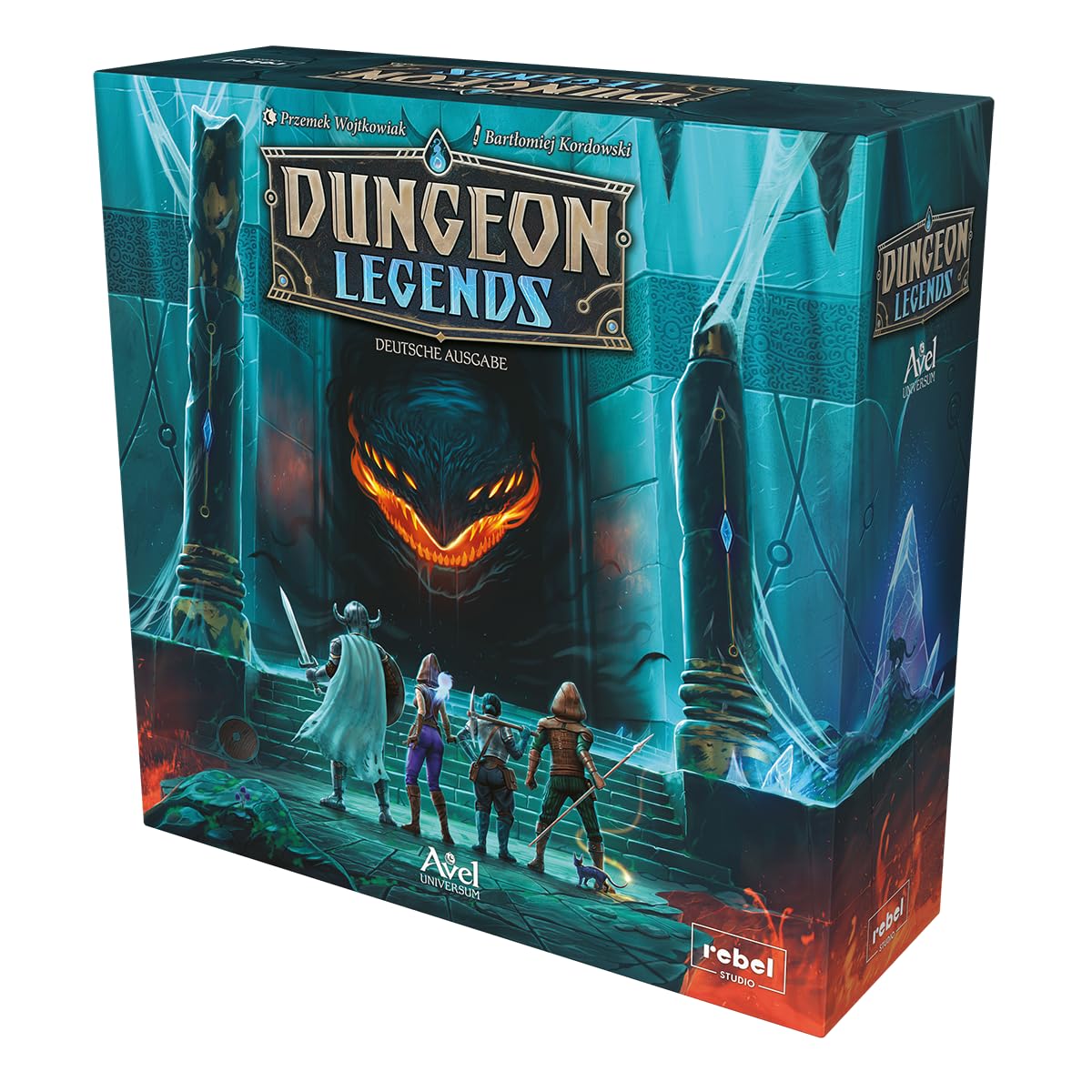Rebel, Dungeon Legends, Kennerspiel, Brettspiel, 1-4 Spieler, ab 10+ Jahren, 60-90 Minuten, Deutsch