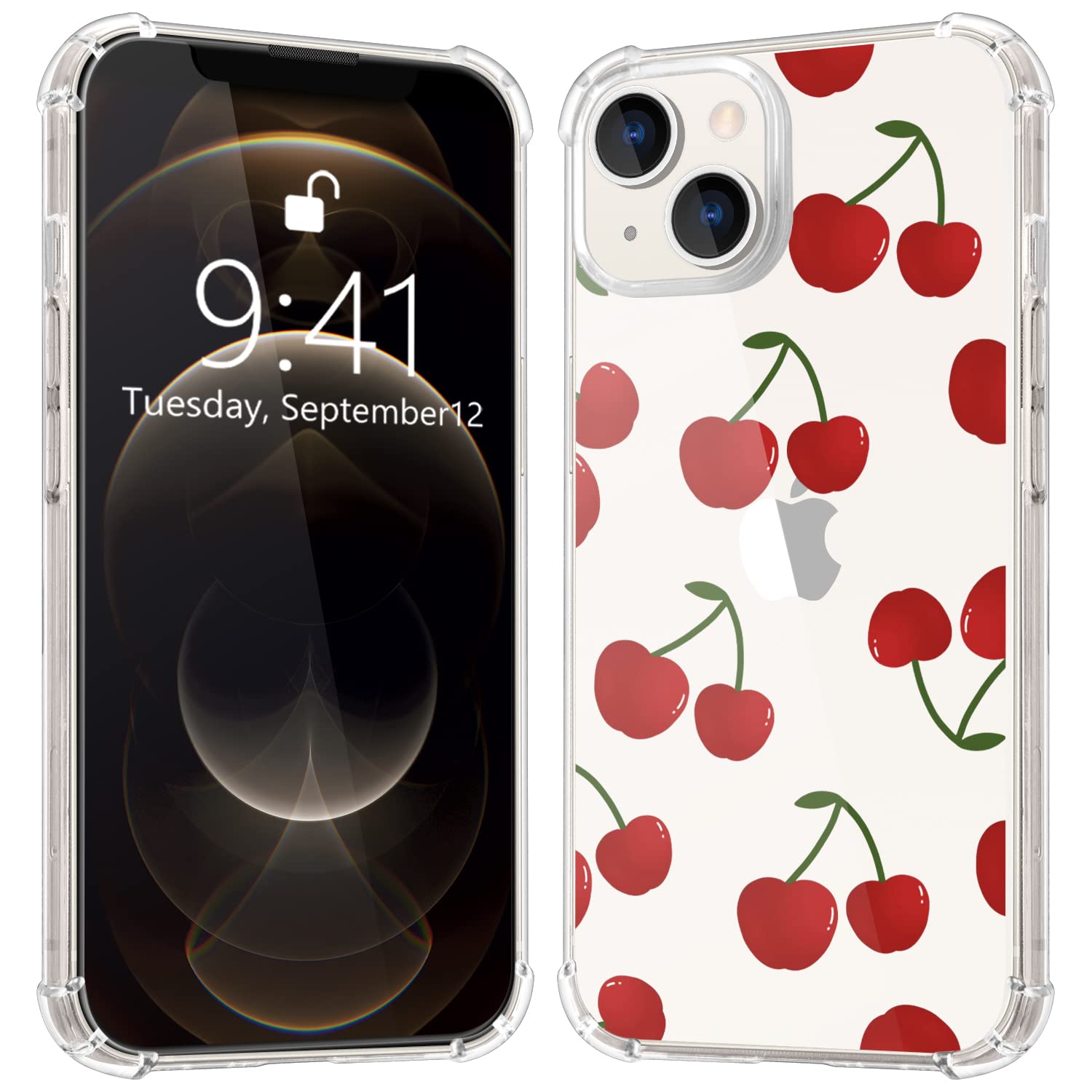 Coque Gel Souple IPhone 6 Motif Cerises - Protection Anti-choc - Marque Novago - Neuf
