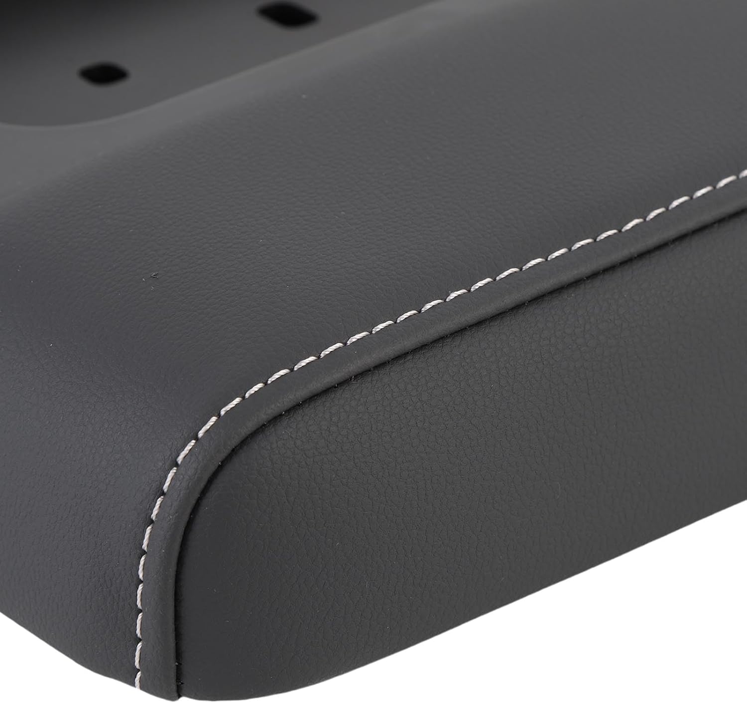 Center Console Armrest Lid, Armrest Cover Console Lid Replacement Anti Scratch Black Compatible with GM 1500 2500HD 3500HD 22881398