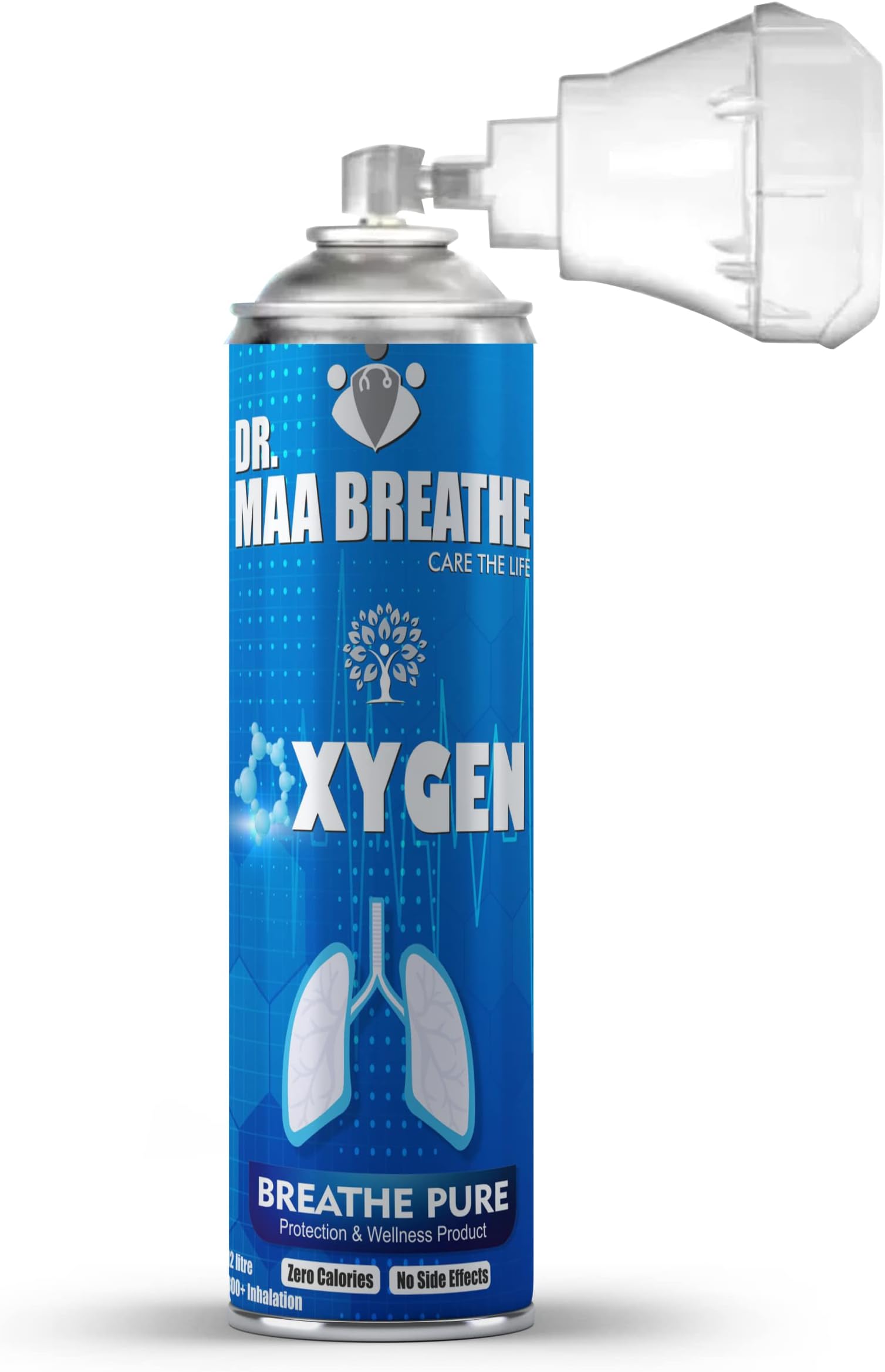Dr Maa Natural OXYGEN in Portable Can (12 Litre) 250 Sprays