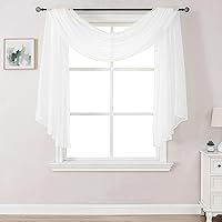 Vista 30 de DONREN - Pañuelo de ventana verde azulado para decoración exterior - Añade un efecto elegante y lujoso a los paneles de cortina