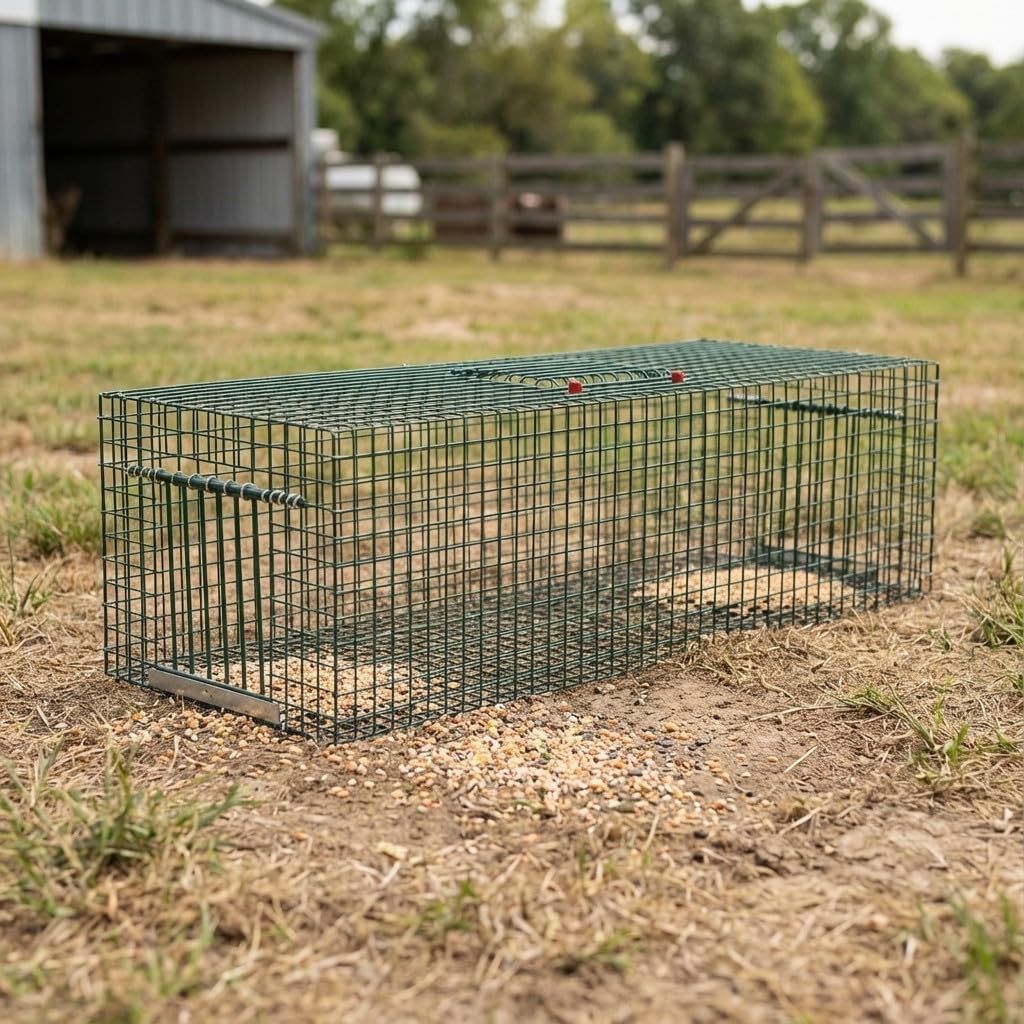 Suinga Jaula para Atrapar Palomas, Jaula Trampa para Animales Vivos, Pájaros, 103x42x32 cm - Trampa para Palomas