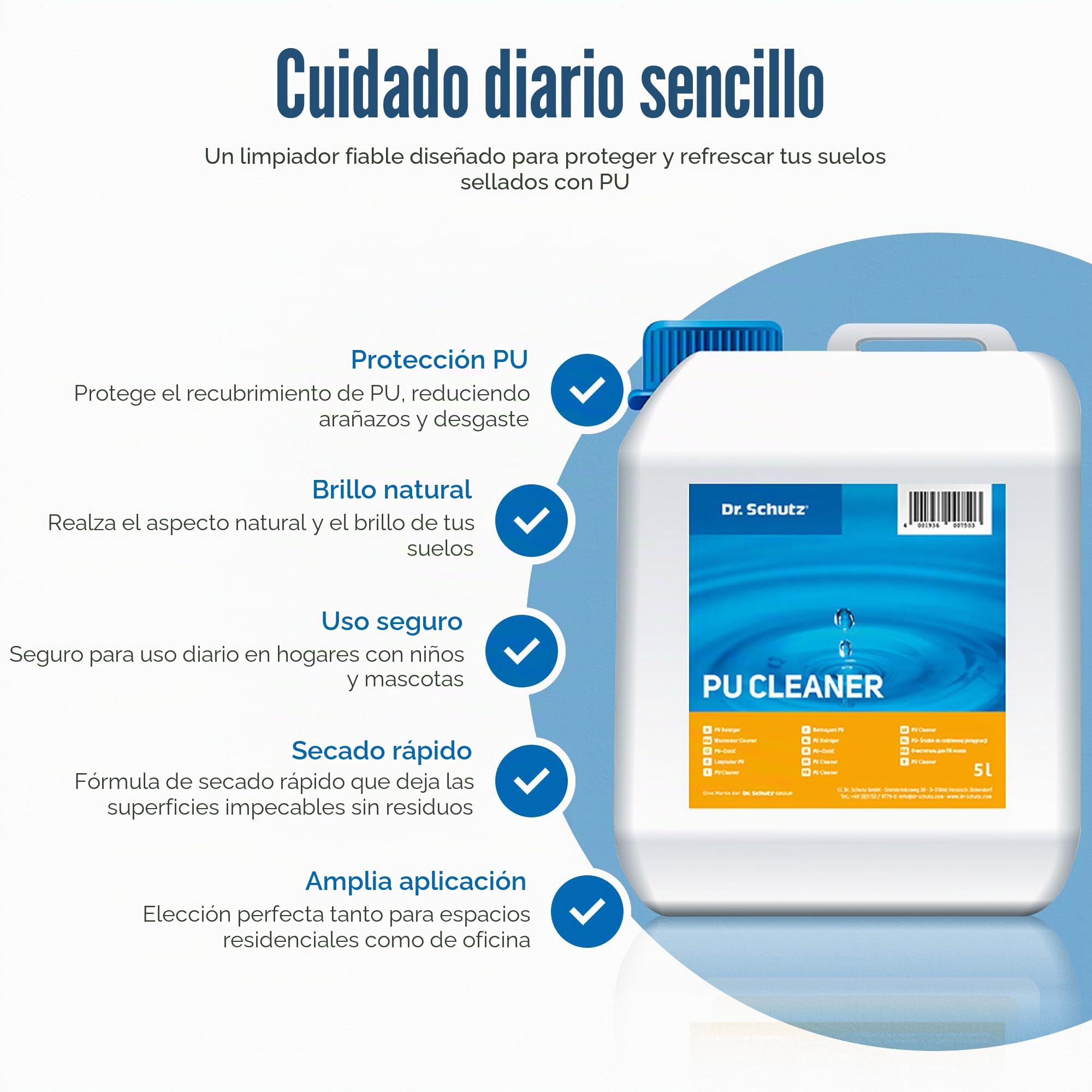 Dr. Schutz - Limpiador de poliuretano. 5 l