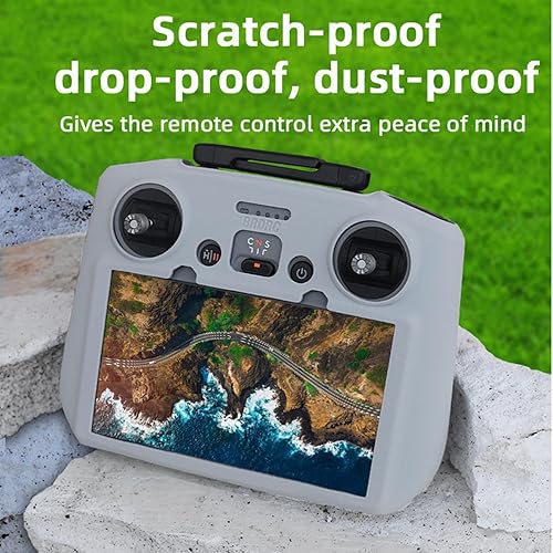 Miniatura 8 de Funda de silicona para control remoto, cubierta suave, accesorio para DJI RC 2 Air 3, pieza de accesorio para mando a distancia