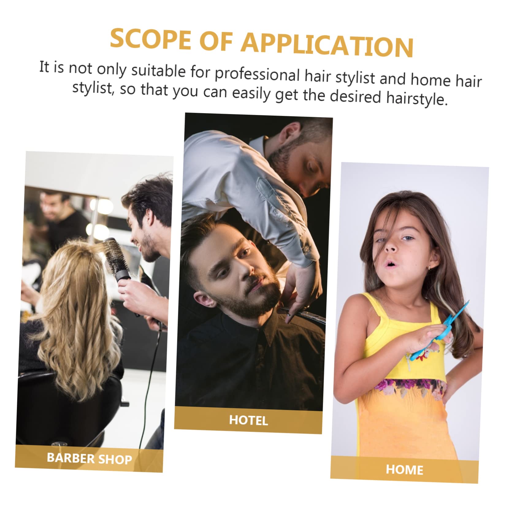 Didiseaon Tijeras De Peluquería Sencillas Tijeras De Dientes Planos De Barbero De Acero Inoxidable Para Salón De Peluquería