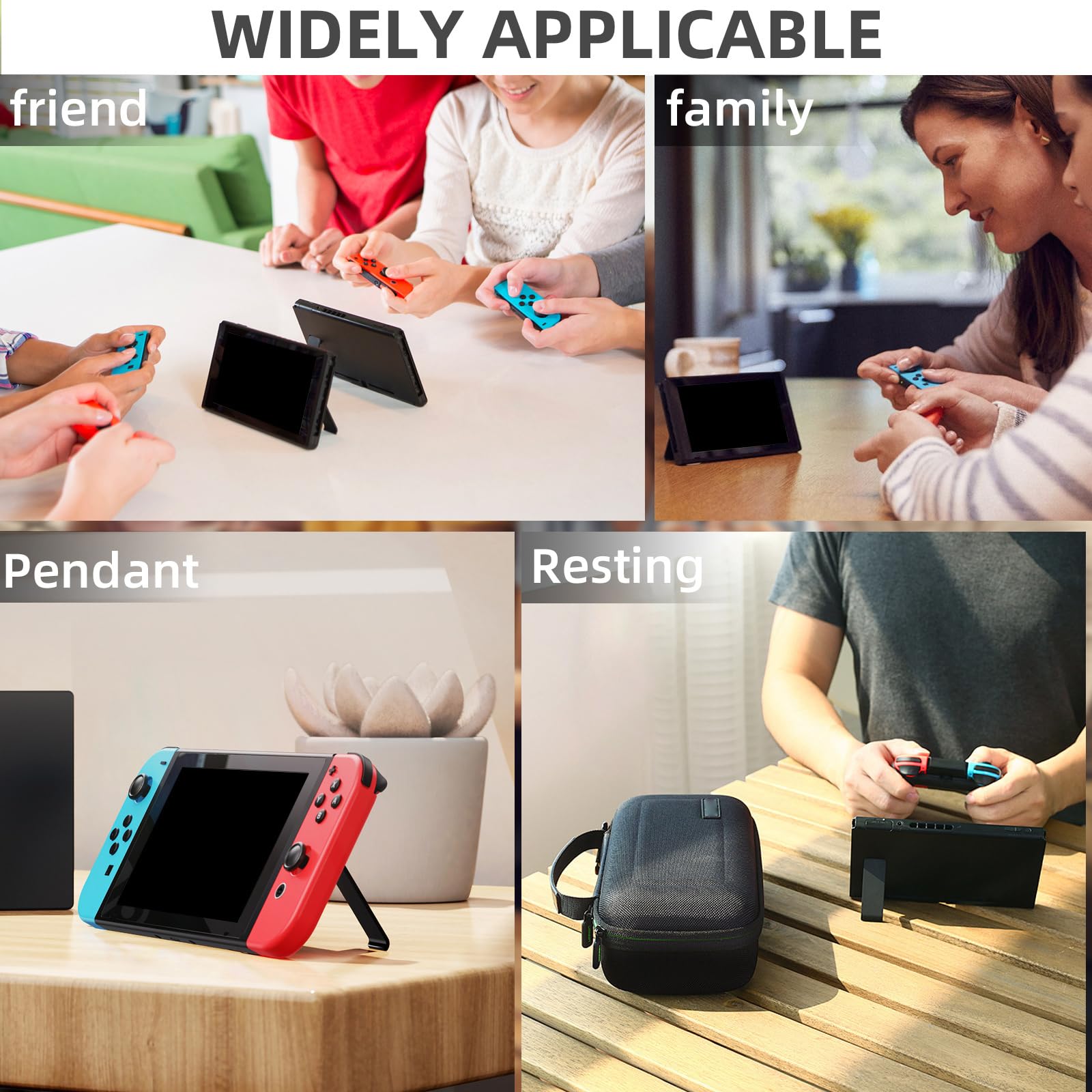 Faxiang Béquille de rechange pour Nintendo Switch, 7 x 2 x 0,5 cm, support arrière compatible avec console Switch