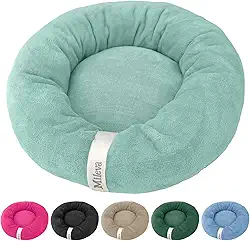 Cama De Gato Caminha Nuvem Ninho Pet Soft Redonda 50cm (Verde Menta)