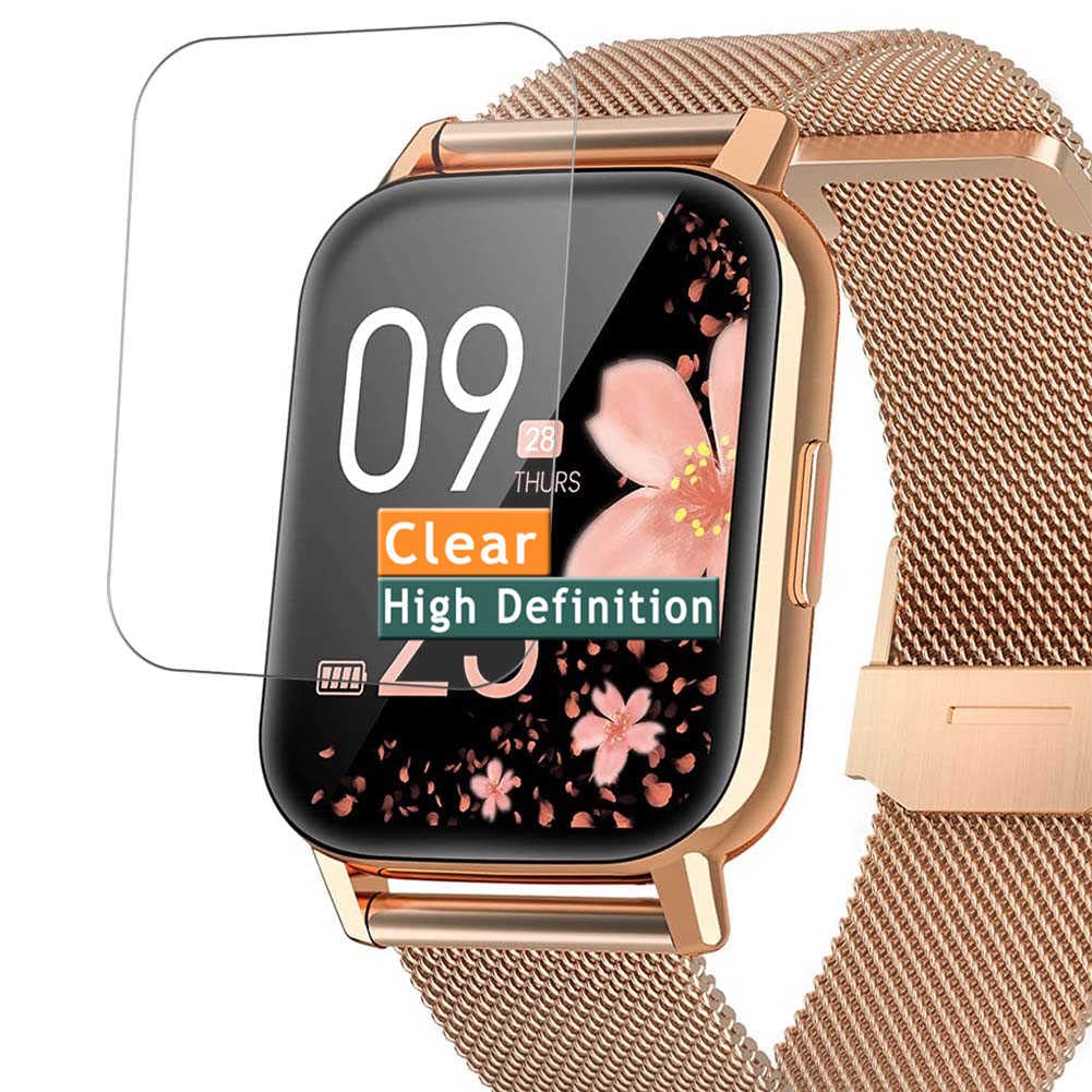 Vaxson3-Pack Screen Protector, compatible with OBKBO CS2 1.69" Smartwatch Smart Watch, TPU Guard Film Protectors Sticker [NOT Tempered Glass]