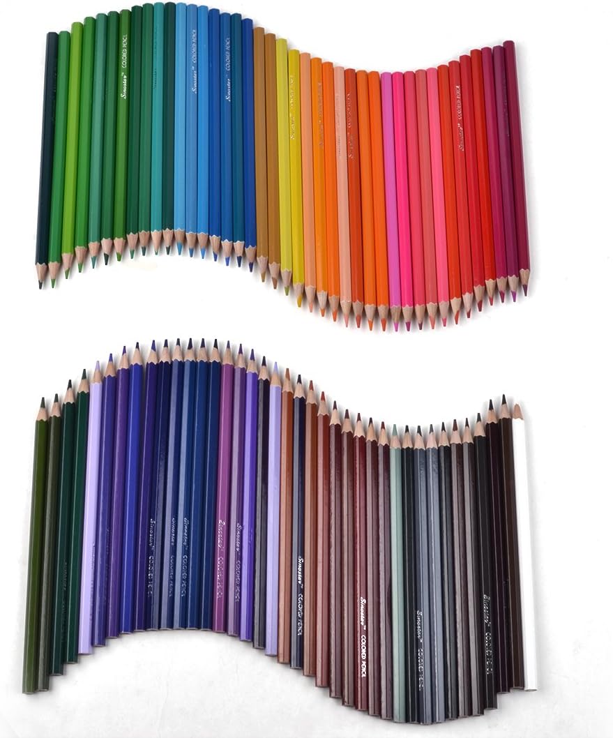 80-color Colored Pencils Set For Adults And Kids/Vibrant Colors,Drawing Pencils for Sketch, Arts, Coloring Books (case)