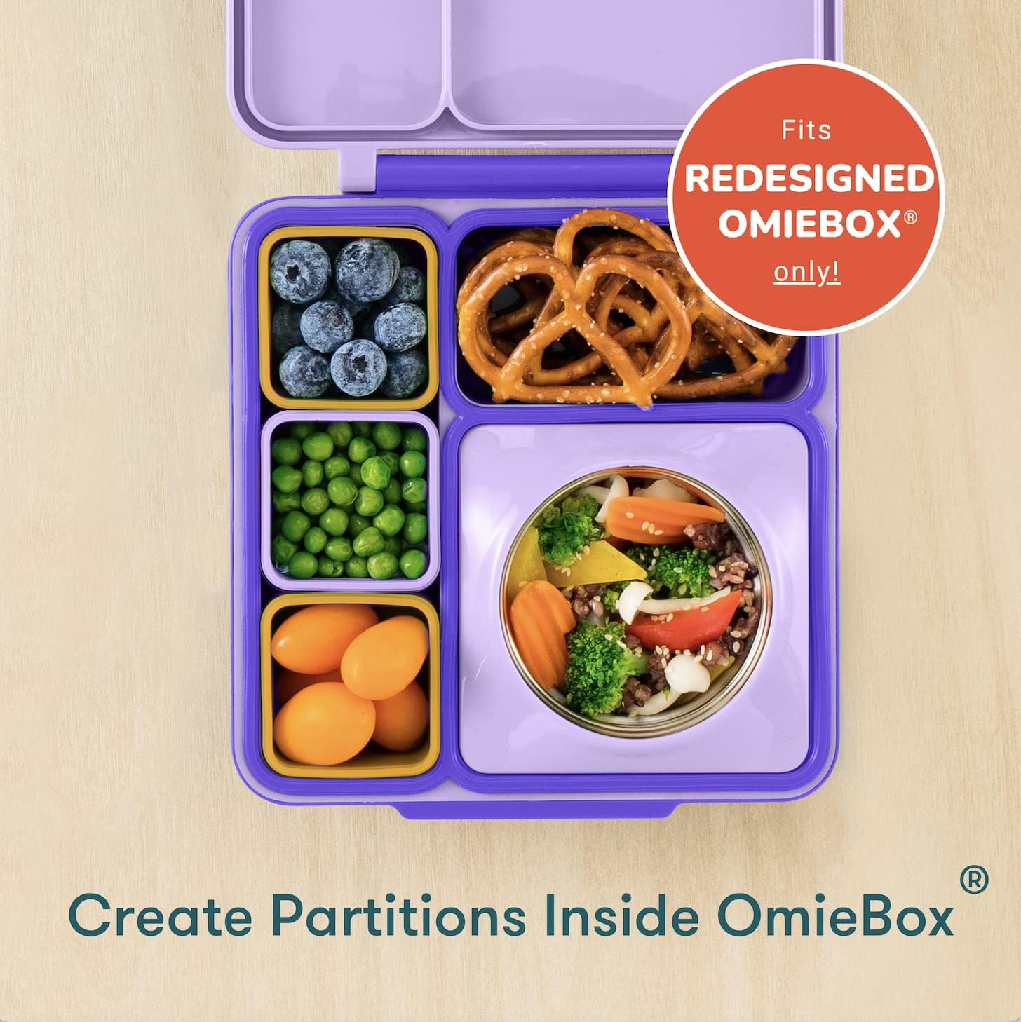 Omie Caja (paquete de 2) recipientes para salsas a prueba de fugas para llevar, contenedor de aderezo de ensalada, contenedor de condimentos con tapas, silicona segura para alimentos, 4 onzas