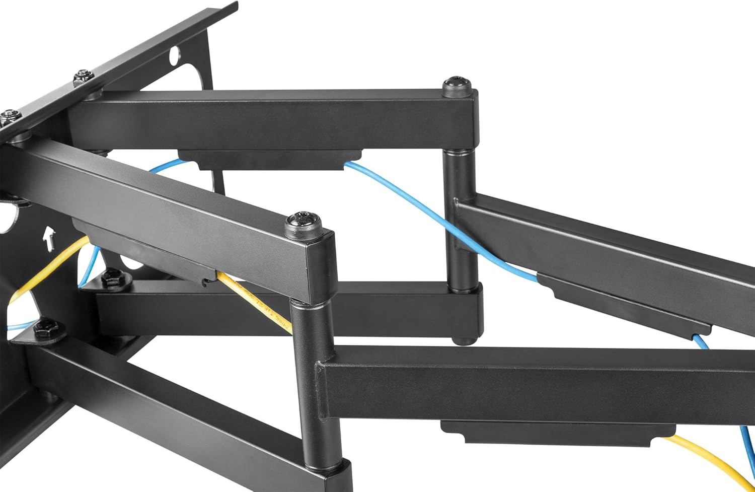 MANHATTAN Full Motion TV Wall Mount for 37-90" TVs, Adjustable Tilt & Swivel, VESA 200x200 to 800x400, Max Load 165 lbs, Extends 25", Easy Installation for Home & Office - 461290
