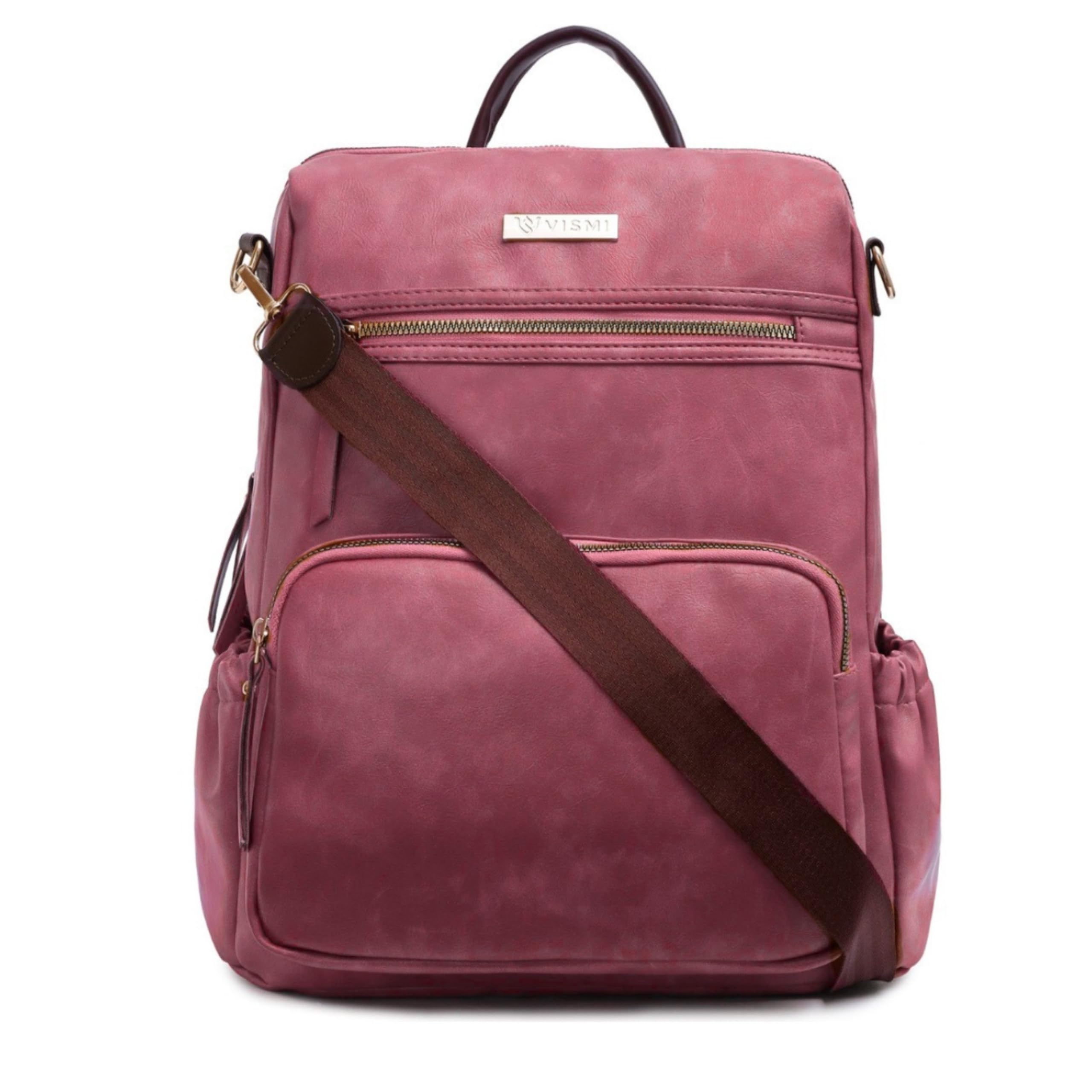 Leather Backpacks Bags for Women/Girls Stylish | Shoulder Bag | Sling | Ladies Purse | Office | Travel | College | Daily | Convertible | 14" Laptop | Birthday | Rakhi Gifts for Sisters-image-46