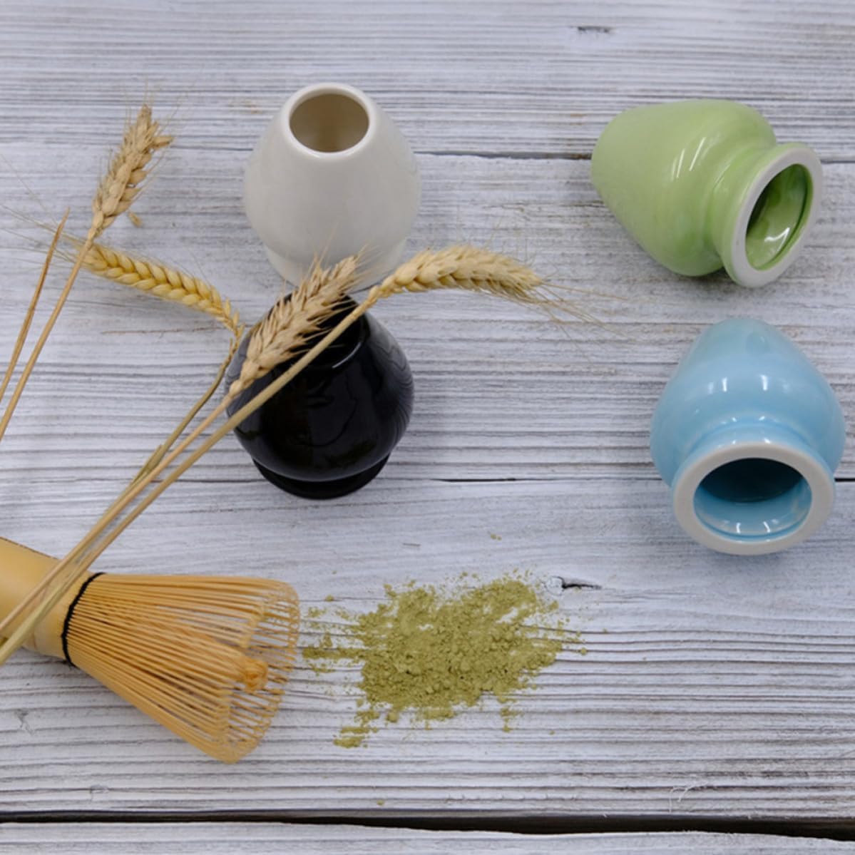 Ceramic Japanese Tea Whisk Holder Stand for Matcha